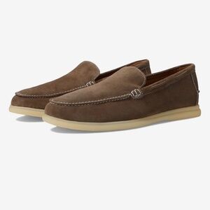 JOHNNIE-O - Malibu Moccasins, Tobacco Brown, Goat Suede, Men’s size 11